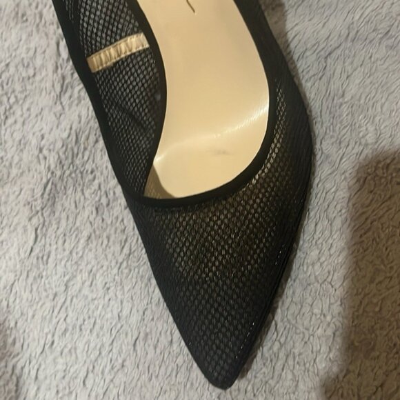 Jessica Simpson Black Mesh Heels - Picture 4 of 4